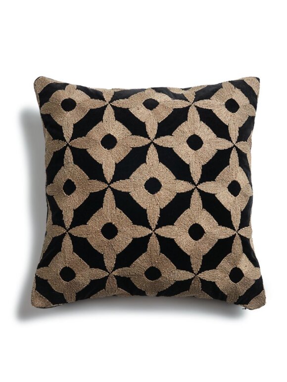 BYLIVING - BLACK EMPIRE EMBORIDERY CUSHIO