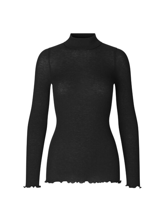 ROSEMUNDE - WOOL T-SHIRT TURTLENECK LS