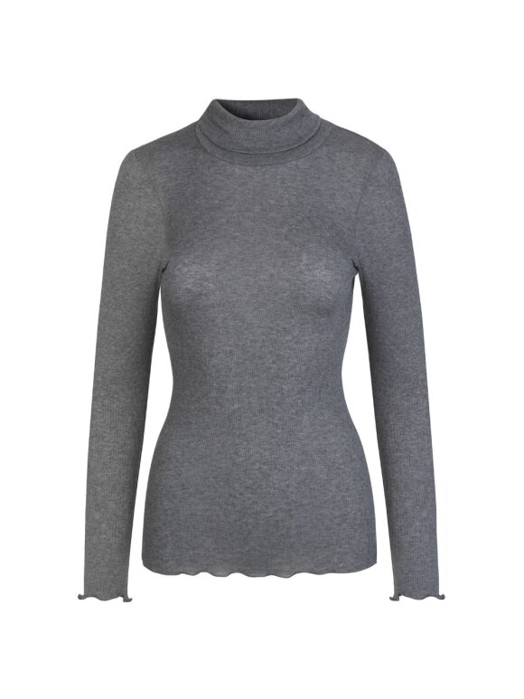 ROSEMUNDE - WOOL T-SHIRT TURTLENECK LS