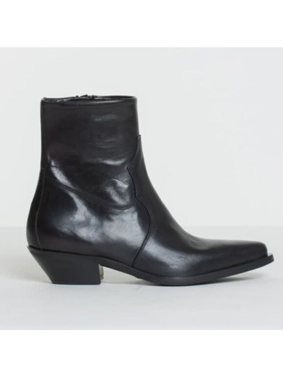 BUKELA - ALINE,LEATHER, BLACK