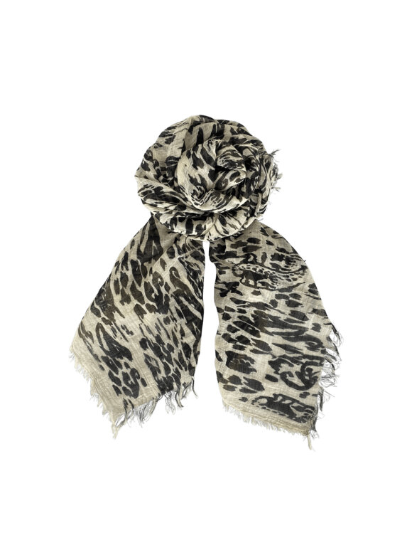 Black Colour - TAYA AOP SCARF