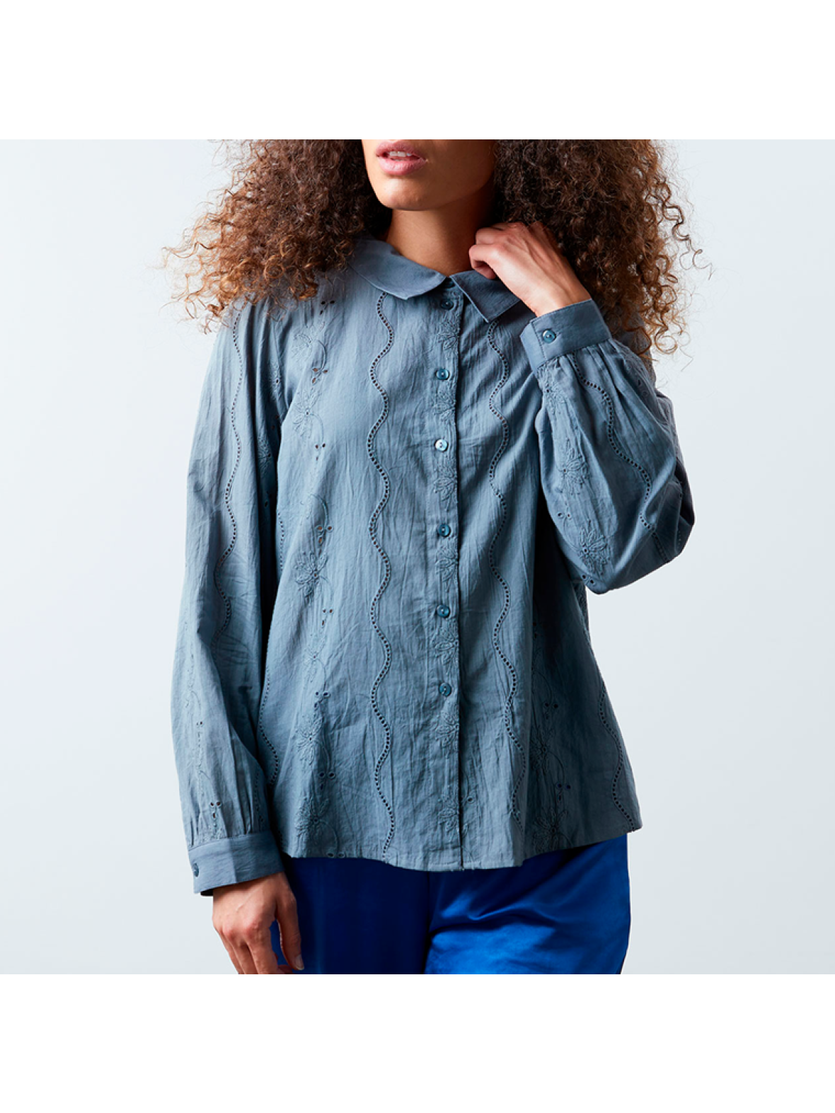 LOLLYS LAUNDRY Vero Shirt Ls Blue