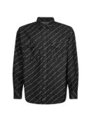 Karl Lagerfeld - UNISEX AOP LOGO DENIM SHIRT