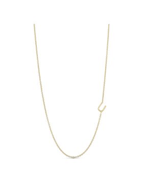 PURE BY NAT - NECKLACE WITH LETTER