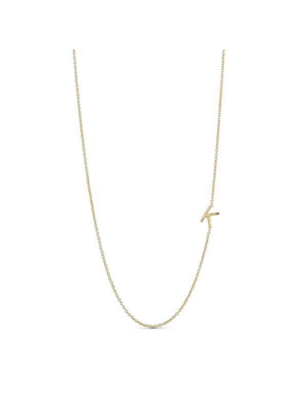 PURE BY NAT - NECKLACE WITH LETTER