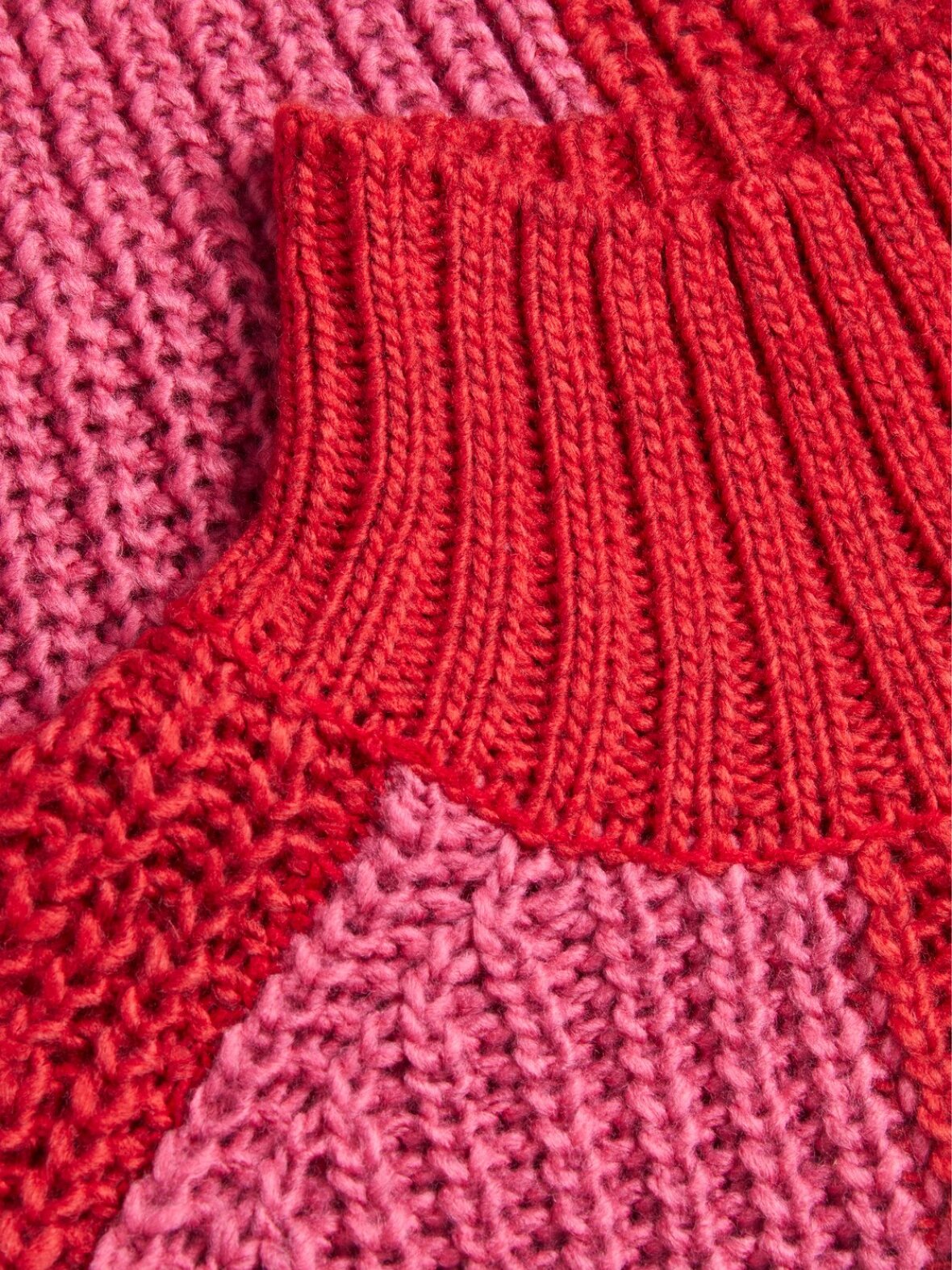 JJXX Damen Strickpullover - Chunky Stripe High Neck Pullover Von JACK&JONES