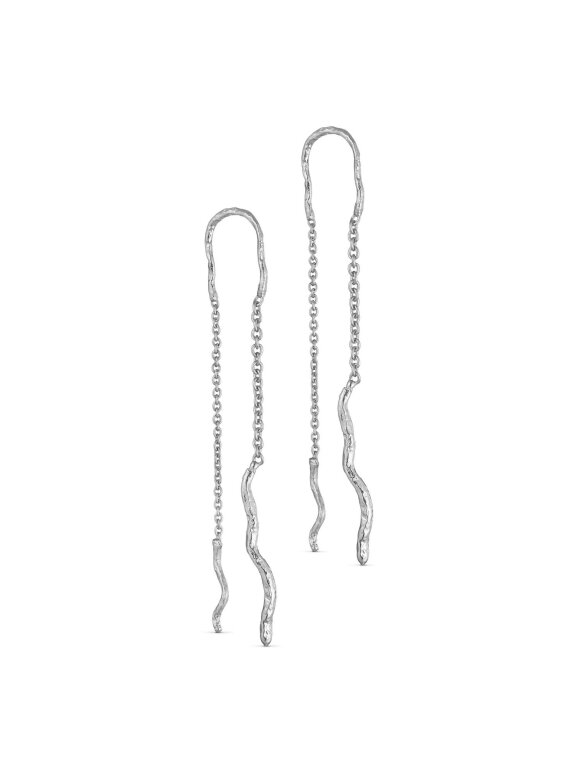 PURE BY NAT - LONG CHAIN EARRING
