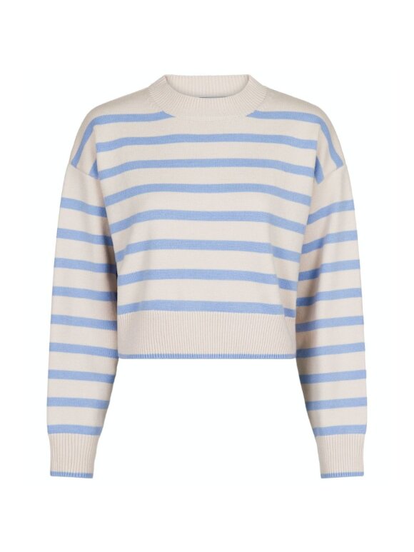 Neo Noir - REBEKKA STRIPE KNIT BLOUSE