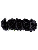 Black Colour - BCKWAMIE SOFT FLOWER HEADBAND