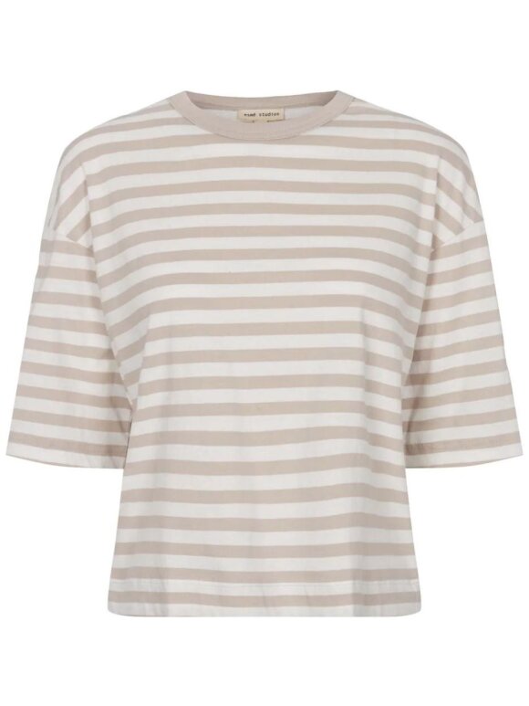 ESMÉ STUDIOS - ESSIGNE STRIPED BOXY T-SHIRT