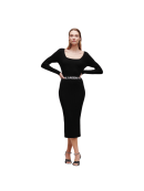 Karl Lagerfeld - LSLV KNIT DRESS