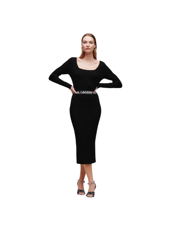 Karl Lagerfeld - LSLV KNIT DRESS