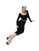 Karl Lagerfeld - LSLV KNIT DRESS