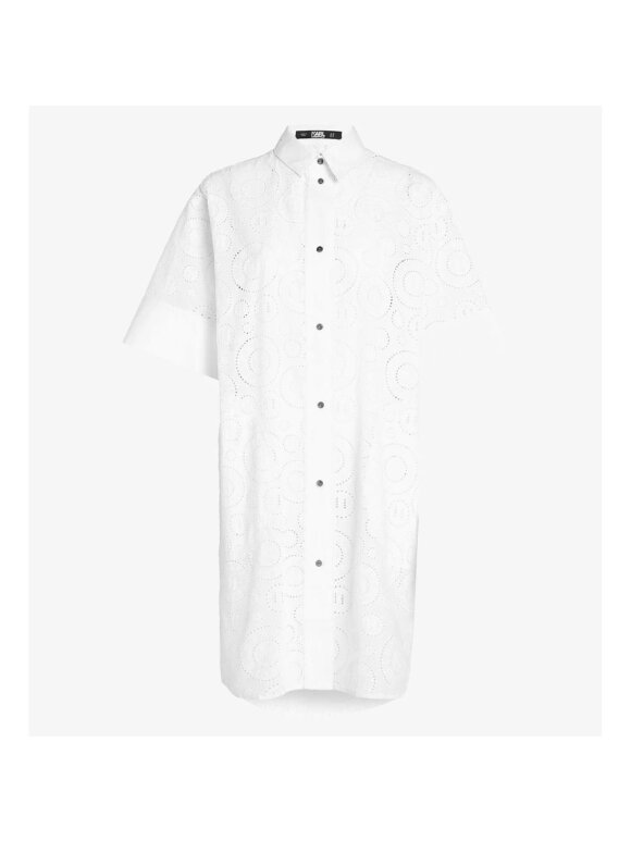 Karl Lagerfeld - BRODERIE ANGLAISE SHIRTDRESS