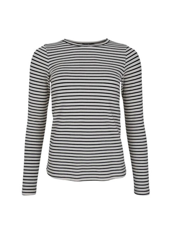 Black Colour - BCSAILOR REGULAR L/S STRIPED T