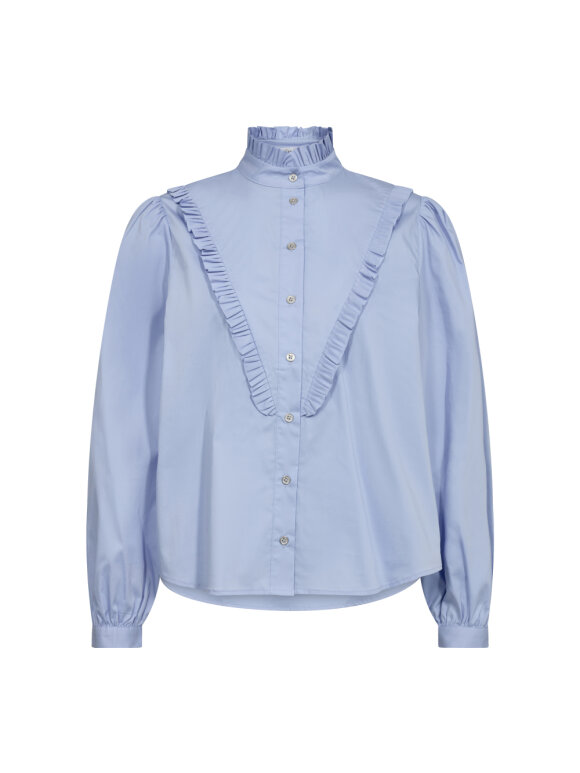 Co`Couture - SANDY CC FRILL V-SHIRT