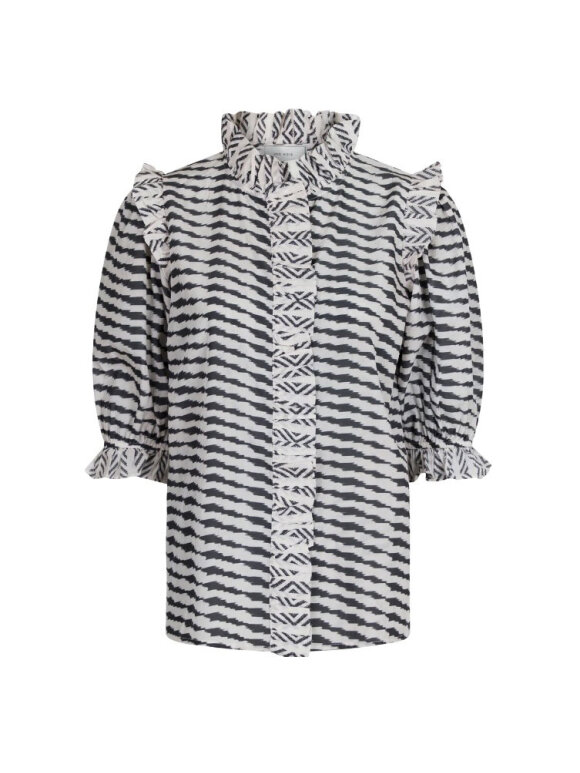 Neo Noir - CHACHA GRAPHIC BLOUSE