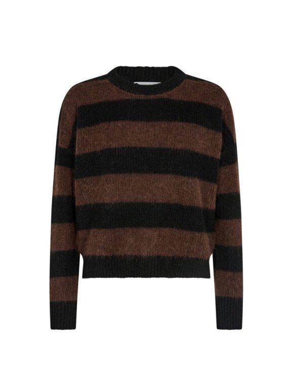 Co`Couture - COZYCC STRIPE O-KNIT