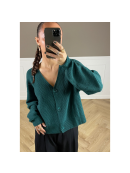 ROSEMUNDE - WOOL & CASHMERE CARDIGAN