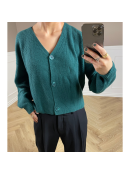 ROSEMUNDE - WOOL & CASHMERE CARDIGAN