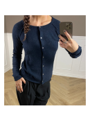 ROSEMUNDE - WOOL AND CASHMERE CARDIGAN