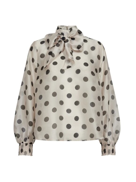 Co`Couture - DREWCC DOT TIE BLOUSE
