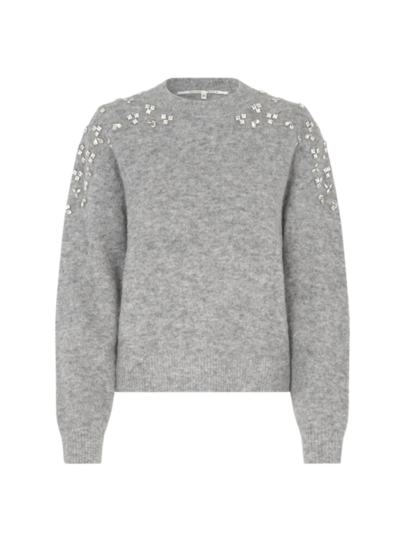 SECOND FEMALE - SPARKLING KNIT O-NECK