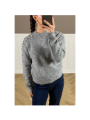 SECOND FEMALE - SPARKLING KNIT O-NECK