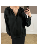 SECOND FEMALE - DRAPE TUNIC BLOUSE