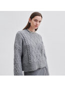 SECOND FEMALE - DIA KNIT O-NECK