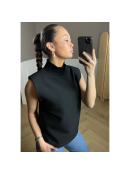 Co`Couture - VOLACC RIB TURTLENECK VEST