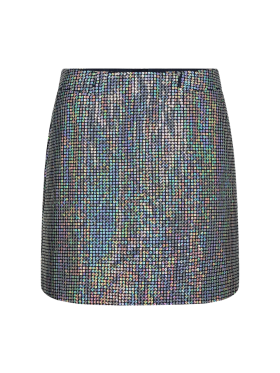 Co`Couture - SEQUIN DENIM MINI SKIRT