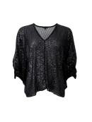 Black Colour - BCGLAM WING BLOUSE