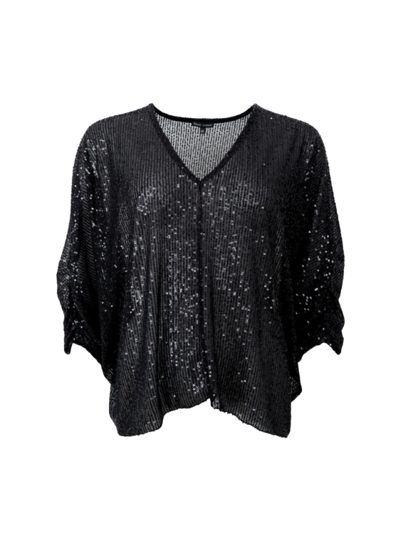 Black Colour - BCGLAM WING BLOUSE