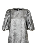 Co`Couture - SILVER PUFF BLOUSE