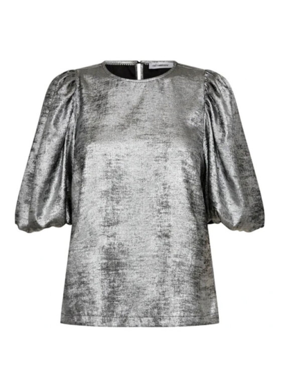 Co`Couture - SILVER PUFF BLOUSE