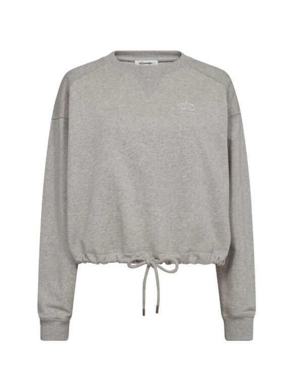 Co`Couture - CLEAN CROP TIE SWEAT