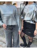 Co`Couture - SILVER PUFF BLOUSE