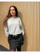 Co`Couture - CLEAN CROP TIE SWEAT
