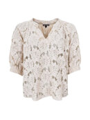 Black Colour - BCNELLY FLOWER S/S PUFF BLOUSE