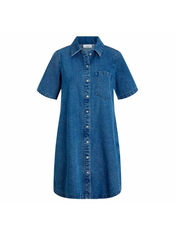 JJXX - JXAMARA A SHAPE SS DENIM DRESS DNM