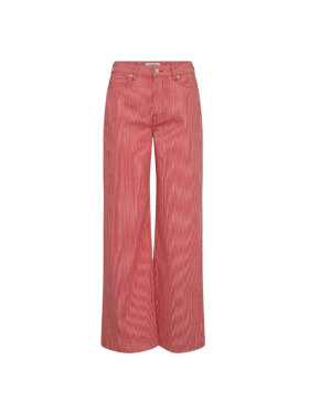 IVY COPENHAGEN - AUGUSTA JEANS FLAME RED STRIPED