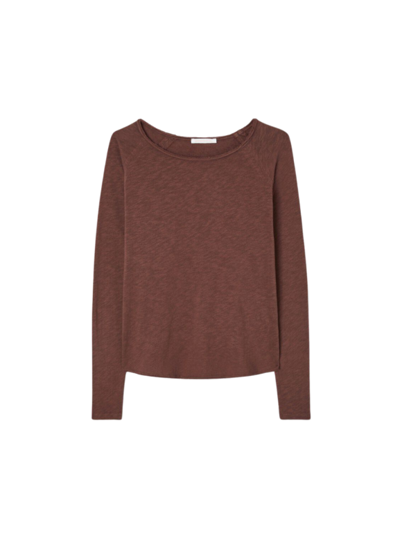 AMERICAN VINTAGE - T-SHIRT ML COL BATEAU