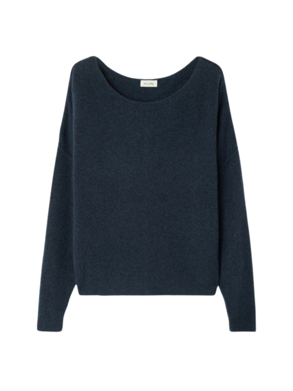 AMERICAN VINTAGE - PULL ML COL BATEAU