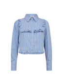 Co`Couture - ADDIECC STRIPE FRILL SHIRT