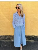 Co`Couture - ADDIECC STRIPE FRILL SHIRT