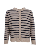 Black Colour - BCDELL STRIPED KNIT CARDIGAN