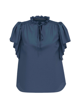 Co`Couture - HERAC SS FRILL TOP