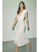 HAUTE L'AMITIÉ - UTOPIA LACE SLIT DRESS