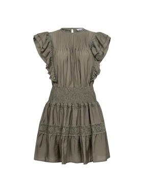 Co`Couture - CALLUMCC FRILL PINTUCK DRESS 